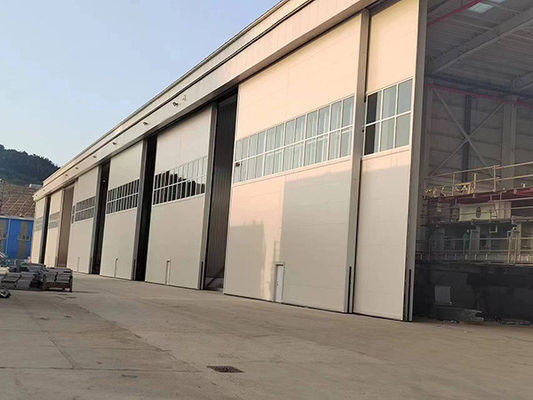 Prefabrykowane hangary statków powietrznych z metalu, malowana powierzchnia ocynkowana